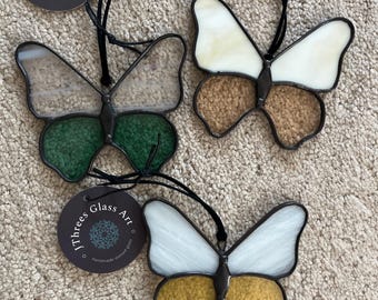 Stained glass Butterfly Suncatcher