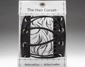 3pc Hair Corset™ Bundle Gold, Silver and Black Eyelet - Etsy display picture 2