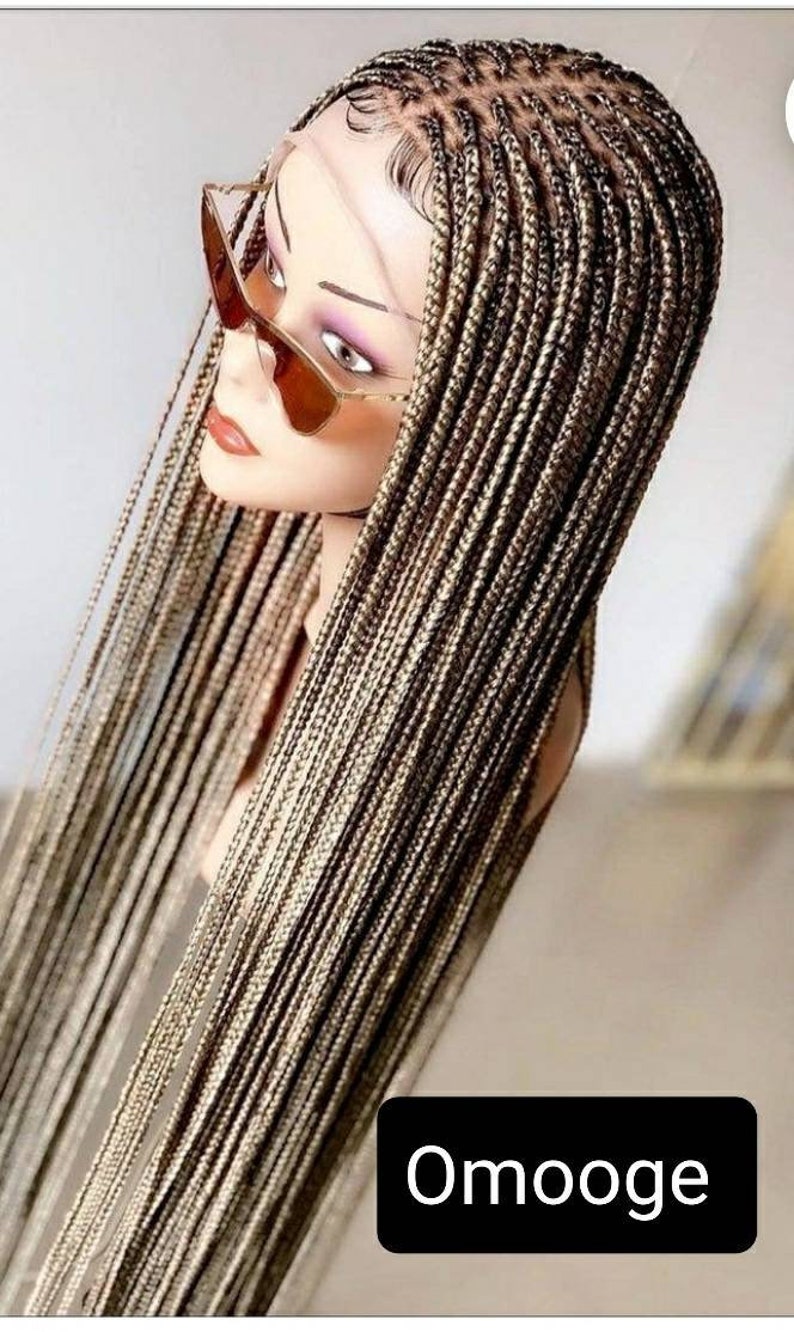 Tire Mixed Blonde Knotless Braids Etsy