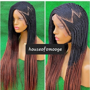 Omooge side weave zip zag