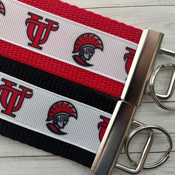 University of Tampa inspired Keychain, key chain, key fob, key ring, luggage tag, merch, wrist strap, alumni, grad gift, Tampa Gift