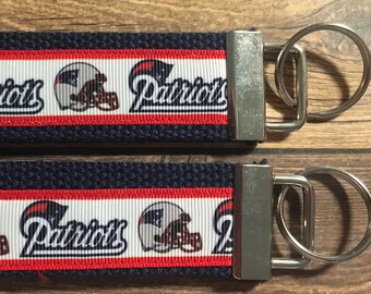 New England Patriots Wristlet Keychain