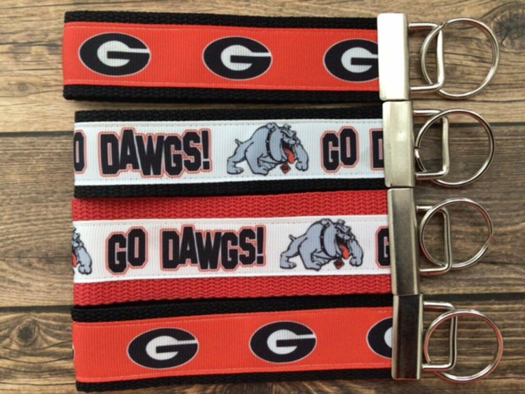 Inspired Keychain, UGA Keychain, Key Fob, Keyring, Luggage