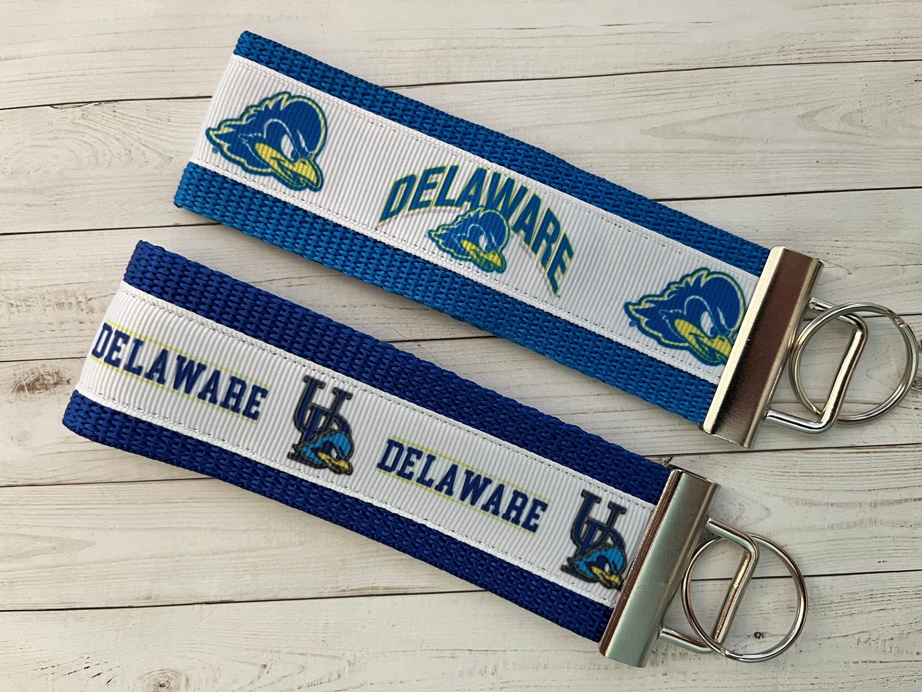 University of Delaware Carabiner Key Ring with Strap – National 5