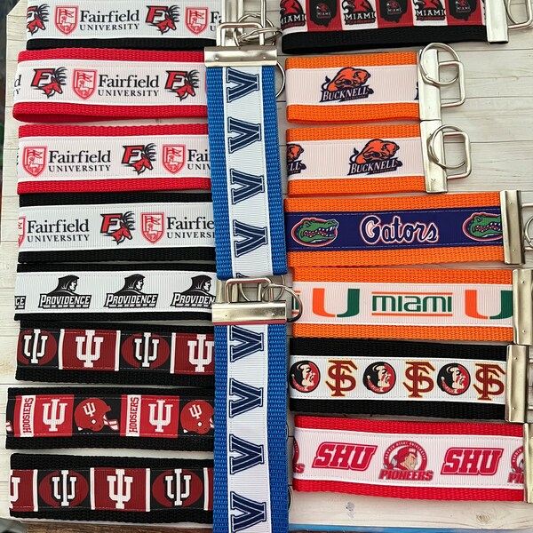 Custom Keychains, Expedited Shipping, Game Day Purse Straps, Ribbon, Gift Belts, Gift Lanyard, key chain
