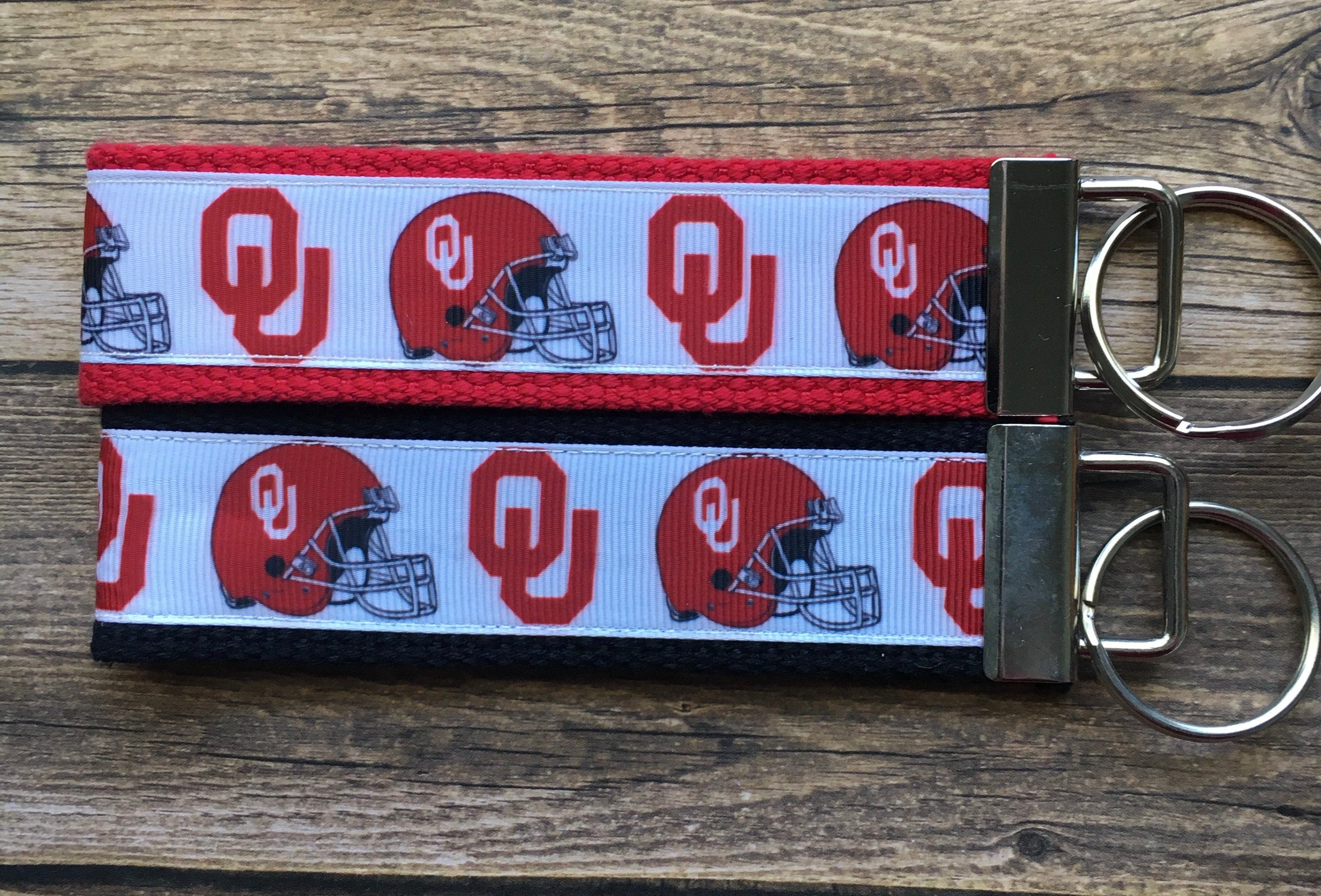Oklahoma Sooners Key Fob key chain keychain key ring Etsy