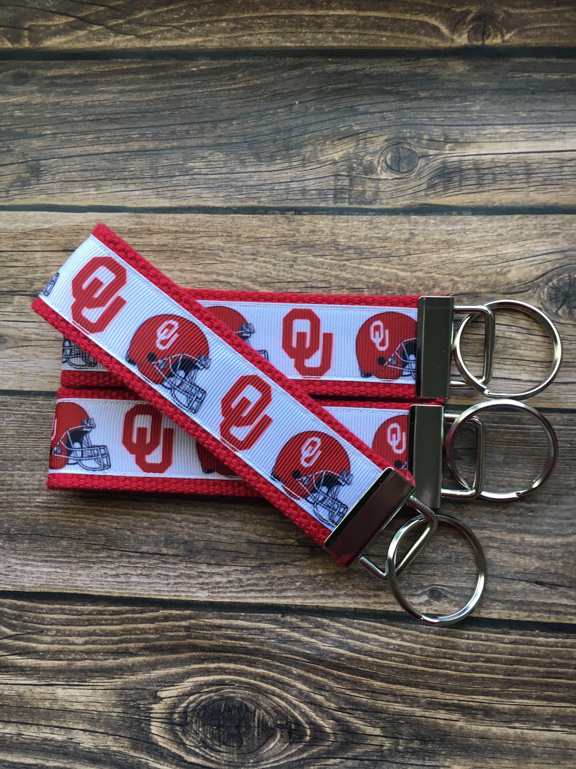 Oklahoma Sooners Key Fob key chain keychain key ring Etsy