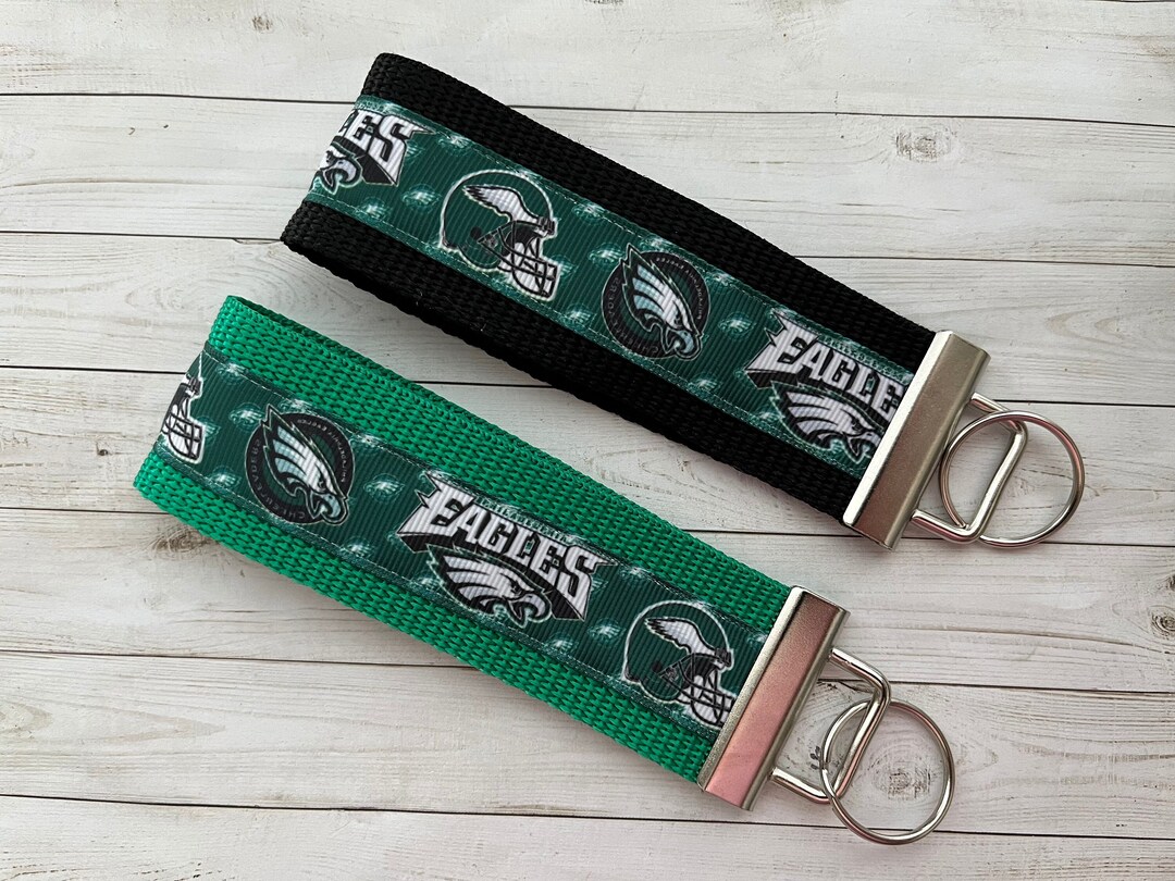 Philadelphia Eagles Inspired Keychain, Key Chain, Key Fob, Key Ring