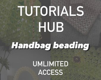 Beaded handbag video tutorials hub continuously updating lifetime unlimited access