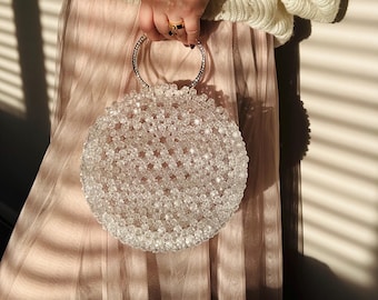 Comment perler un sac à main rond avec des perles carrées