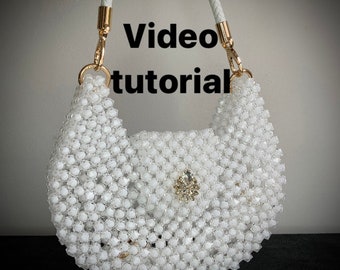 How to bead a shoulder bag online video tutorial