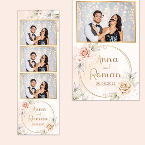 Plantilla de fotomatón para bodas, plantilla de fotomatón para bodas, plantilla de fotomatón para bodas de 2 x 6, plantilla de fotomatón con espejo