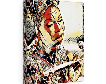 Nina Simone Art: Special Edition Canvas Print, Modern Black Art