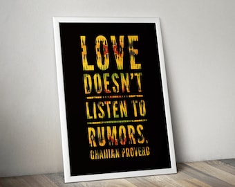 Ghana Kente Proverb Art Print: Inspirational African Decor