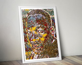 Dr. Martin Luther King Jr. Art Print: Modern Black History Poster