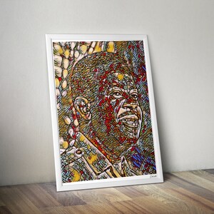 Ralph Abernathy - Special Edition Art Print - Wall Art - Modern Black Art Poster