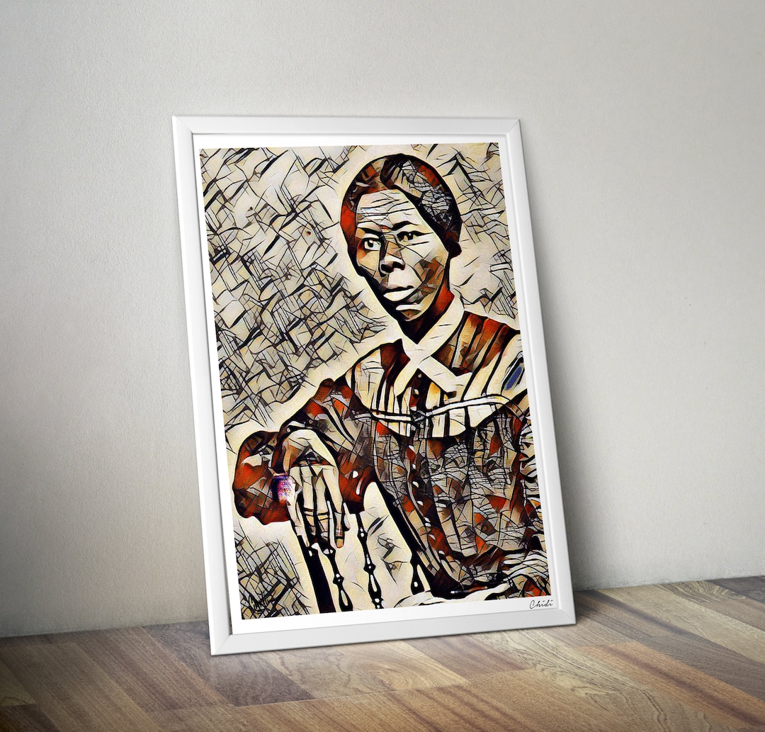 Harriet Tubman - Wall Art Print - Modern Black Art Poster - Etsy