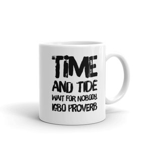 Nigeria African Igbo Proverb 5 Mug - Coffee Mug - African   Cup - African History Gift
