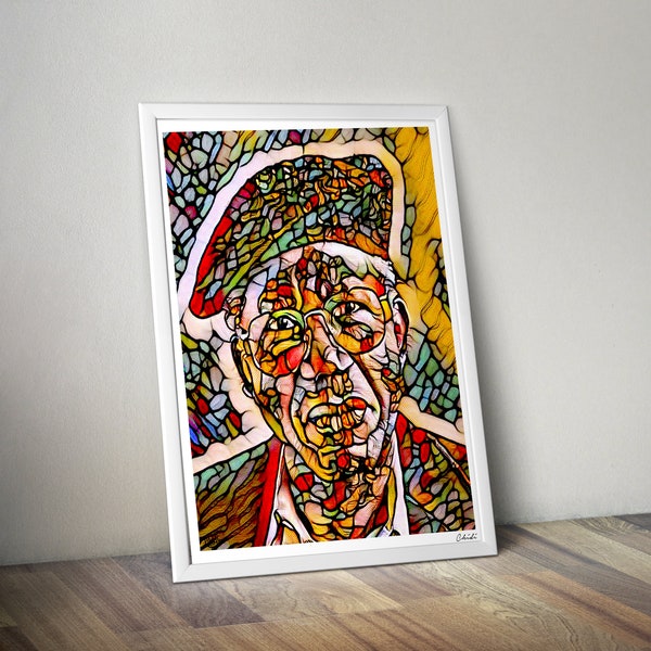 Chinua Achebe - Wall Art Print - Modern Black Art Poster