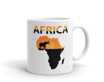 Africa Sunrise Mug - Taza de café - Taza de regalo