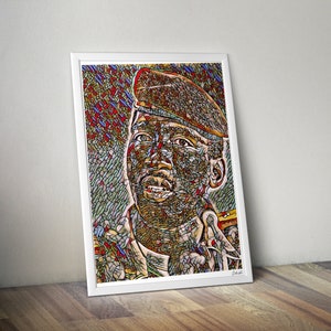 Thomas Sankara - Special Edition Art Print - Wall Art - Modern Black Art Poster