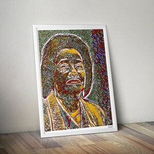 Coretta Scott King Art Print: Special Edition Black History Poster