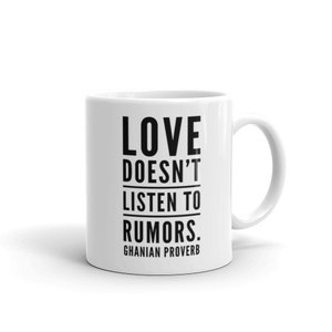 Ghanian African Proverb 7 Mug - Coffee Mug - African   Cup - African History Gift