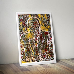 Amilcar Cabral - Special Edition Art Print - Wall Art - Modern Black Art Poster