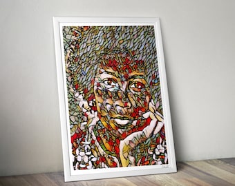 bell hooks , Wall Art Print - Modern Black Art Poster