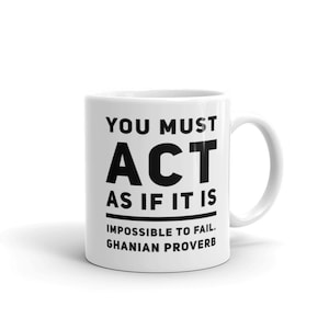 Ghanian African Proverb 5 Mug - Coffee Mug - African   Cup - African History Gift