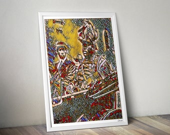 Marcus Garvey - Wall Art Print - Modern Black Art Poster