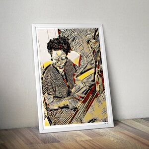 Mary Lou Williams   Print - Modern Black Art Poster - Wall Art