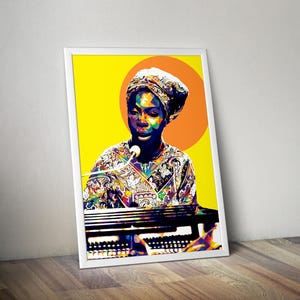 Nina Simone Print: Wall Art Print- Music Poster Pop Art Print