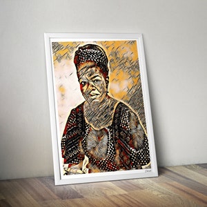 Maya Angelou , Wall Art Print - Modern Black Art Poster