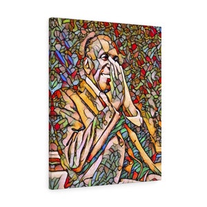 Howard Thurman  - Special Edition Canvas Print - Wall Art - Modern Black Art Poster - Ready To Hang Art