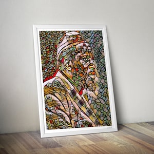Thelonious Monk - Wall Art Print - Jazz Legend - Modern Black History Art Print