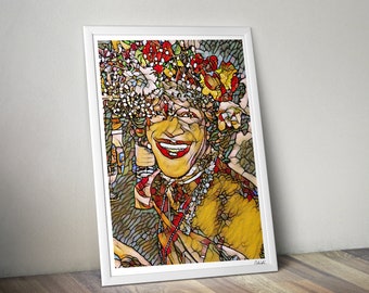 Marsha P Johnson Print - Modern Black Art Poster - Wall Art Print