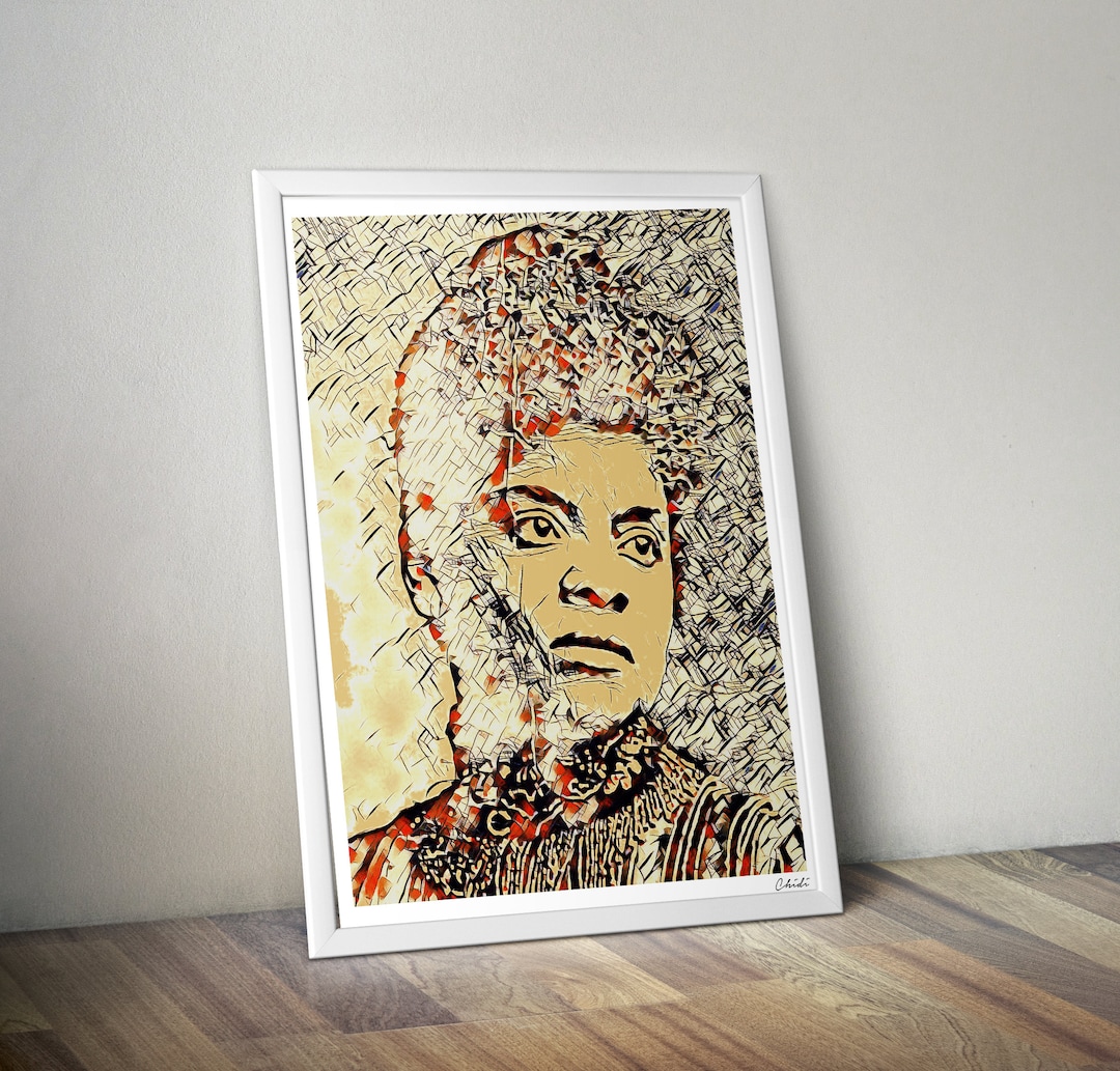 Ida B Wells Wall Art Print Modern Black Art Poster - Etsy