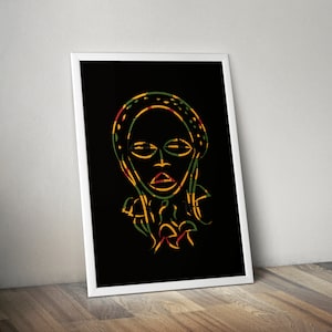 Liberia Wobe - African Mask - Special Edition Print - African Art Decor