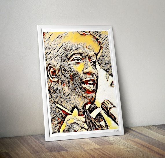 Fred Hampton - Wall Art Print - Modern Black Art Poster