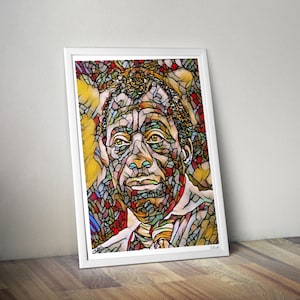 James Baldwin , Wall Art Print - Modern Black Art Poster
