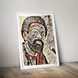 Amiri Baraka - Wall Art Print - Modern Black Art Poster
