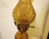 Fenton hobnail quot STYLE quot Amberina wall lamp