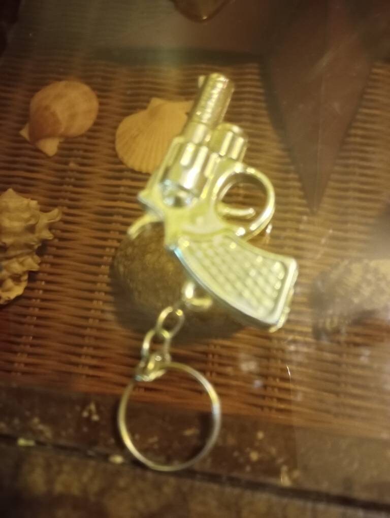 Toy Pistol Keychain With Holster Etsy