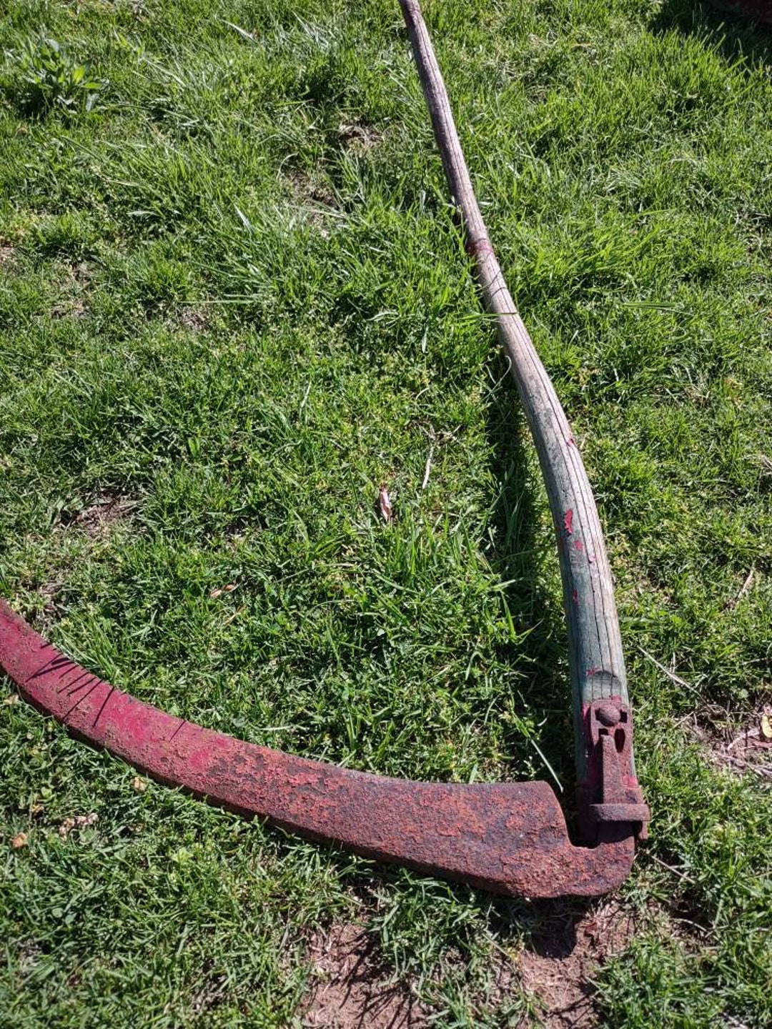 Antique Scythe Antique Sling Blade Antique Farm Tool Etsy