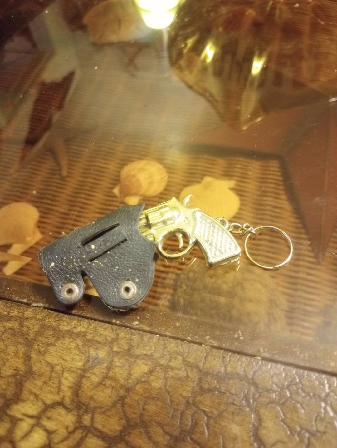 Toy Pistol Keychain With Holster Etsy