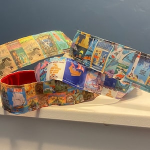Vintage Disneyland Attraction Poster Non Slip Running Headband - Fantasyland, Adventureland, Frontierland, Critter Country