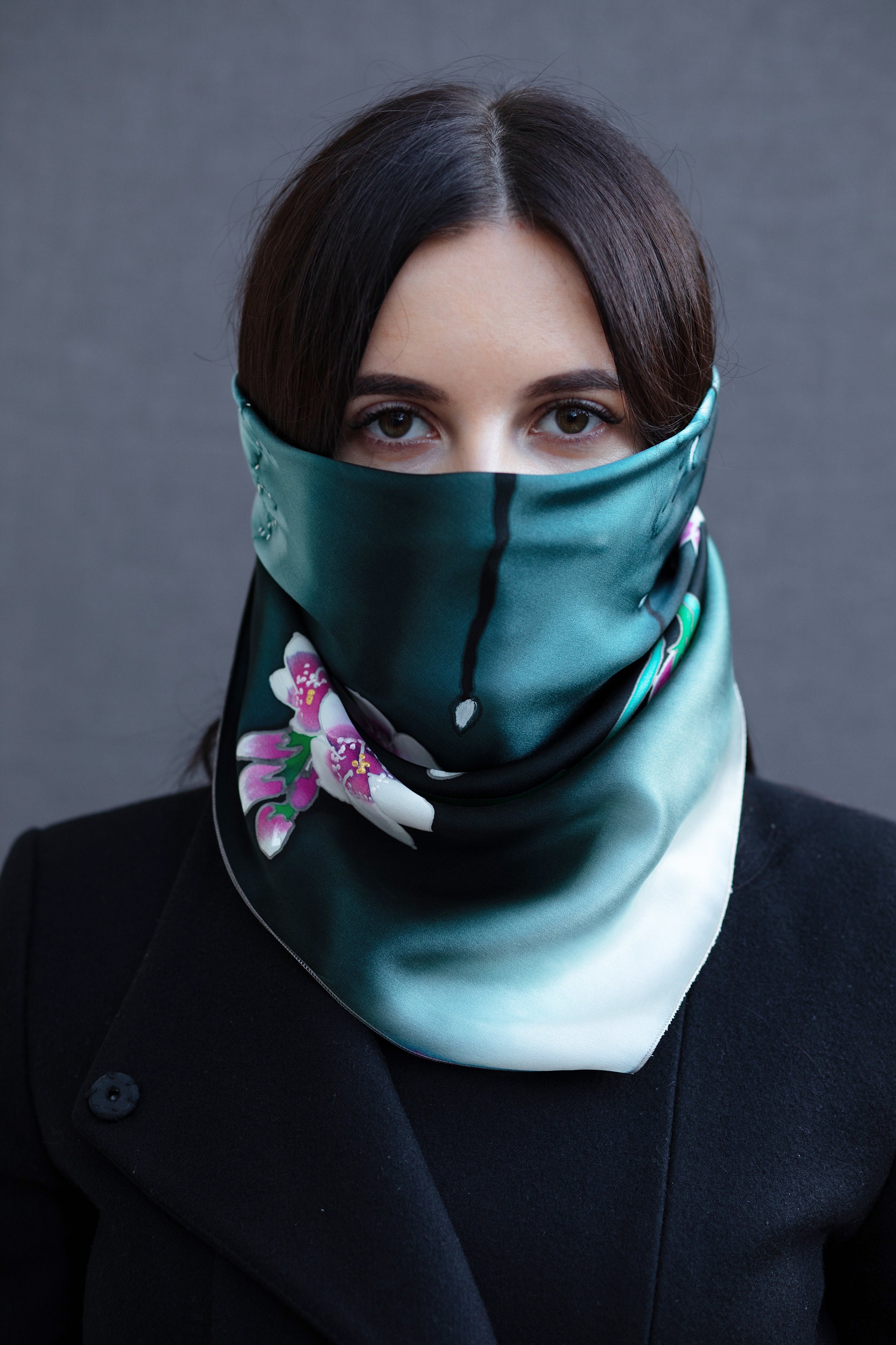How To Wear A Silk Scarf As A Face Mask at Daniel Peoples blog