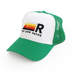 Adventure Trucker Hat, Cotton Blend, Embroidered Hiking Cap
