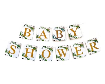 Baby Shower Bunting Party Banner Garland Photo Props Decor Sign For UNISEX BA LU